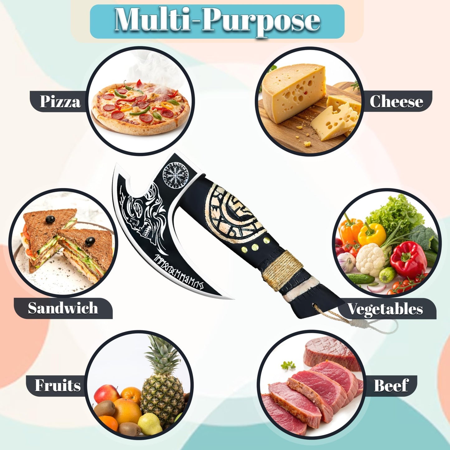 Chef's Edge Axe - Inspired Pizza Cutter - Chef's Edge