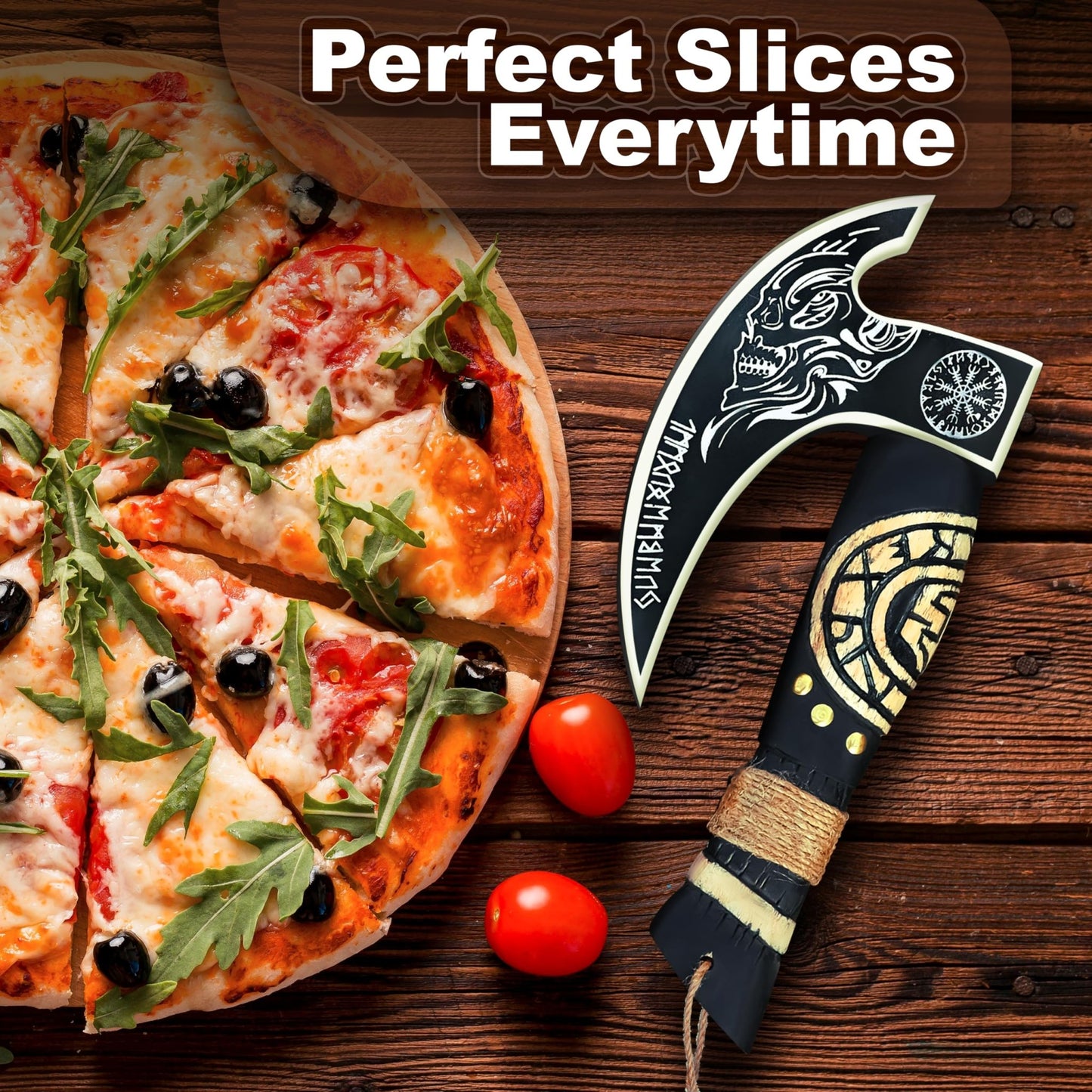 Chef's Edge Axe - Inspired Pizza Cutter - Chef's Edge