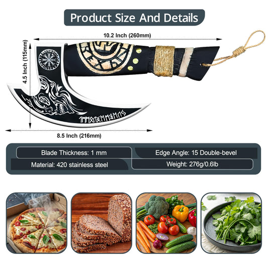 Chef's Edge Axe - Inspired Pizza Cutter - Chef's Edge