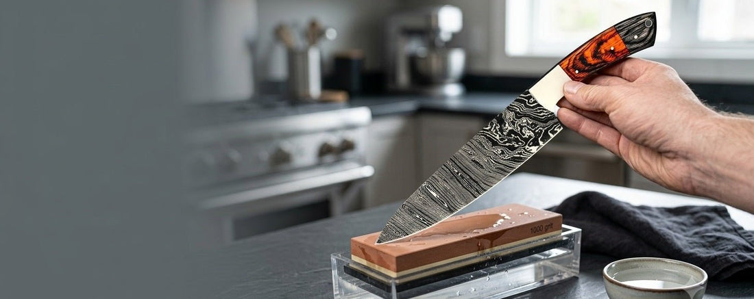 How to Sharpen Damascus Steel Knives: Step-by-Step Guide - Chef's Edge