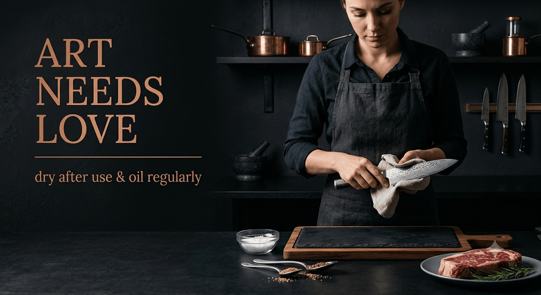 Two Habits, a Lifetime of Edge: Damascus Steel Care Done Right - Chef's Edge