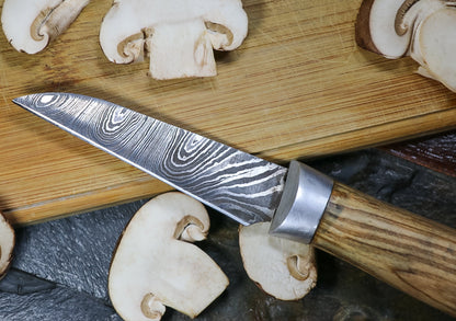 7-Piece Damascus Steel Handmade Kitchen Knife Set | Wooden Handle | Damascus Chef Knife Set - Chef's Edge