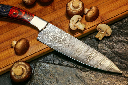 Chef's Edge Damascus Steel Knives Set - Chef's Edge